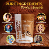 WELLNESS LABSRX polvo mezclado en batido nutritivo listo para beber