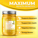 WELLNESS LABSRX gel mezclado en batido matutino para energía