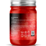 WELLNESS LABSRX frasco de 10 oz abierto con gel, visión del contenido listo