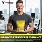 WELLNESS LABSRX gomitas junto a piña enfatizando el sabor natural y apetecible