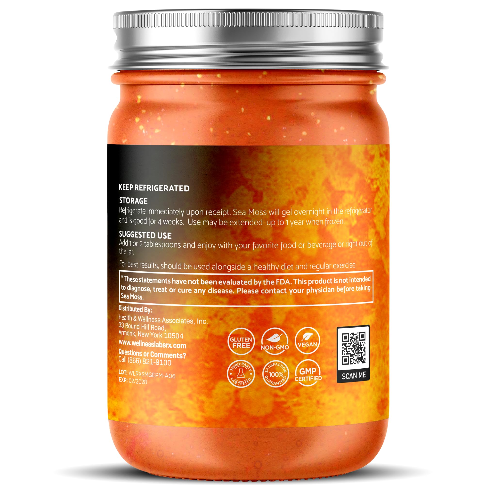 WELLNESS LABSRX cuchara con gel lista para consumir y aporte nutritivo inmediato