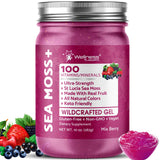 WELLNESS LABSRX frasco frontal del gel seamoss mostrando etiqueta y tamaño práctico