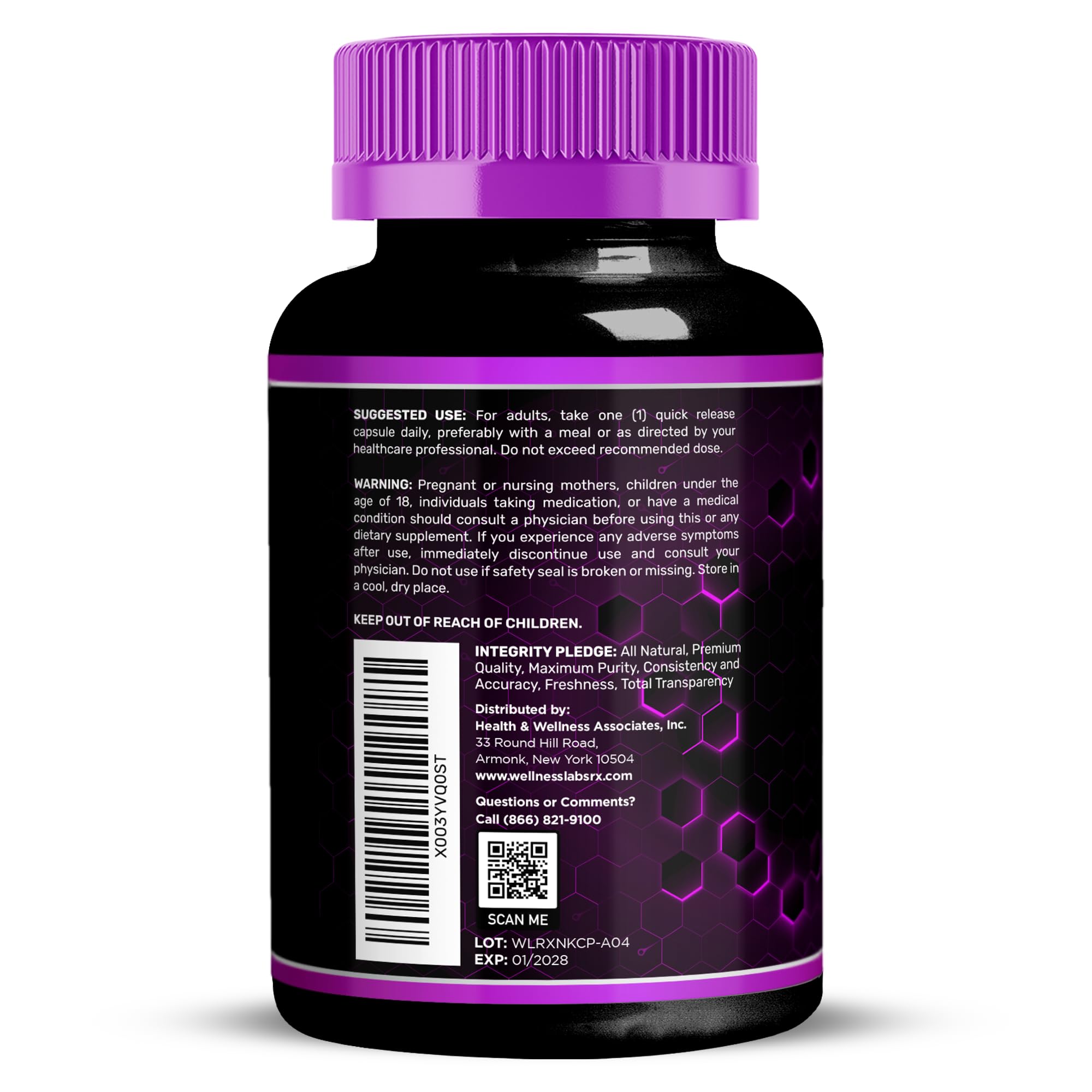 WELLNESS LABSRX polvo de nattokinasa para ilustrar origen y textura