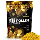 WELLNESS LABSRX envase frontal mostrando polen en gránulos y beneficios nutricionales