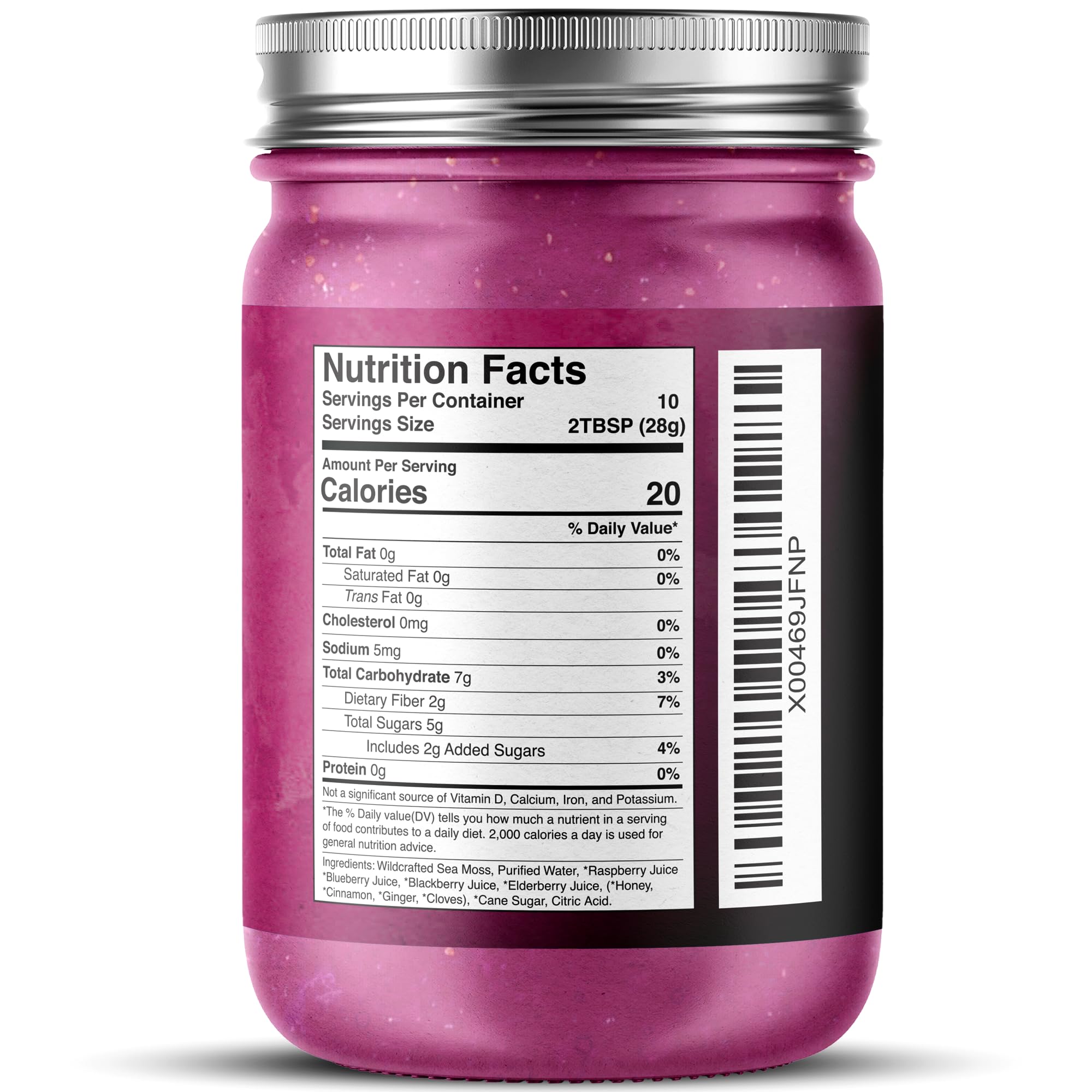 WELLNESS LABSRX textura gelatinosa del sea moss que facilita mezclas nutritivas