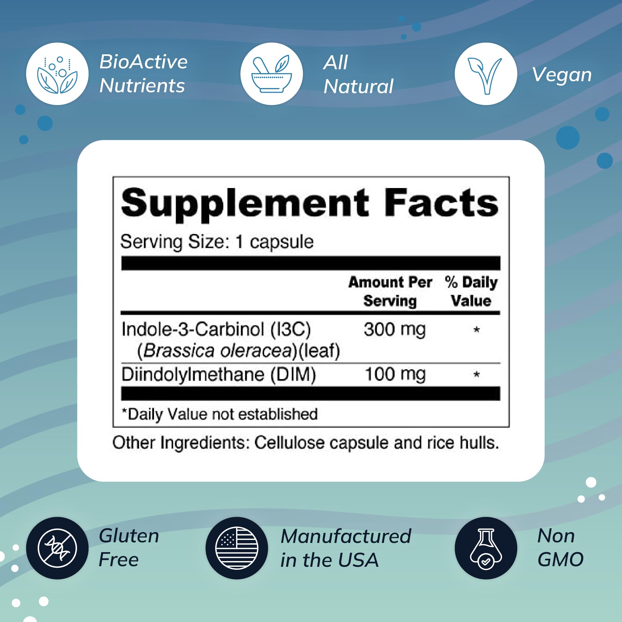 Wellness Resources primer plano de cápsula vegetal mostrando su composición vegana