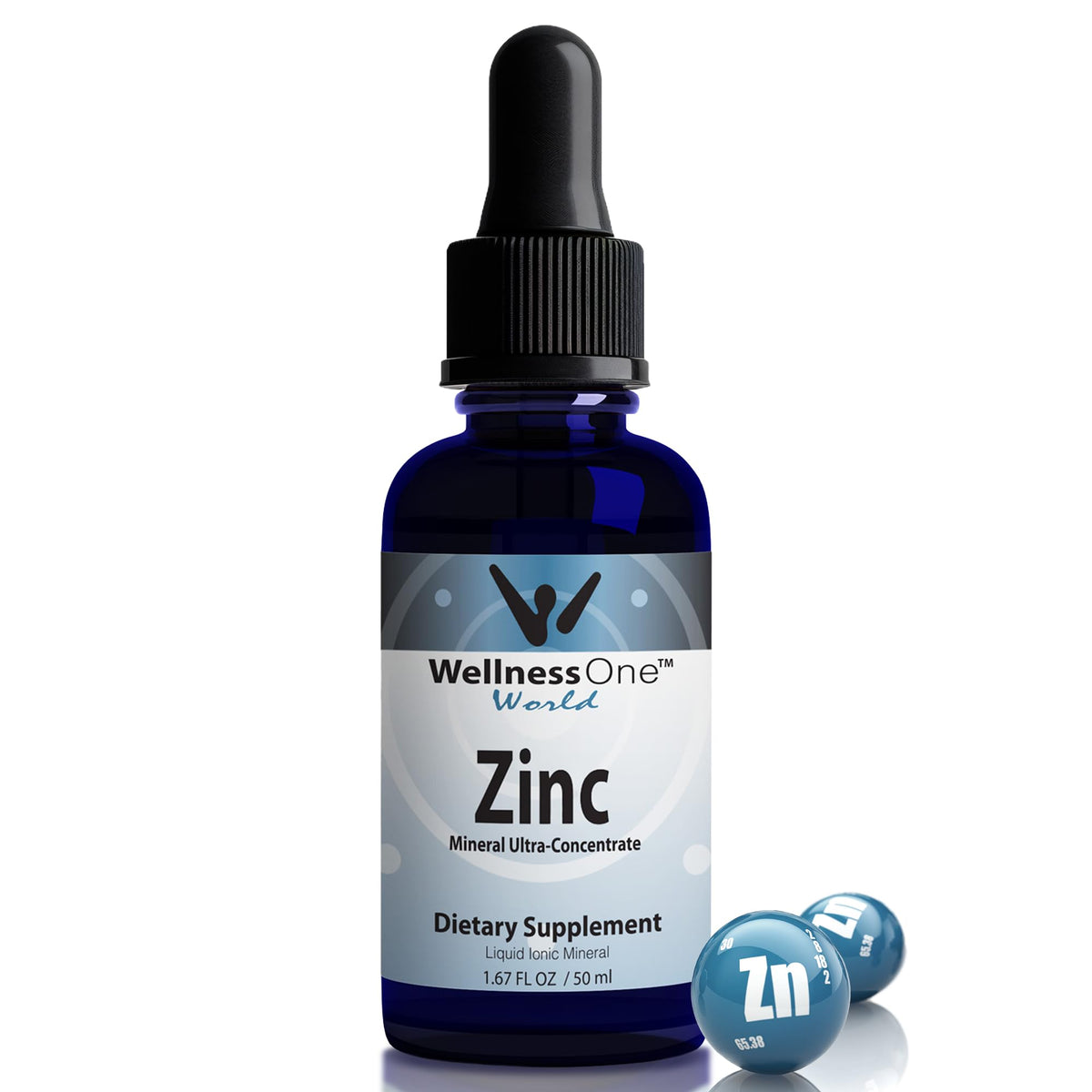 WellnessOne frente del envase mostrando botella y etiqueta clara