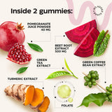 Wellneum gomitas en mano ilustrando porción y facilidad de uso