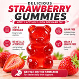 Wellnourish gomita en mano demostrando tamaño masticable y comodidad