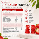 Wellnourish familia usando gomitas mostrando conveniencia para todos