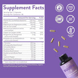 WellPath etiqueta de ingredientes Soothe con lista de minerales y adaptógenos