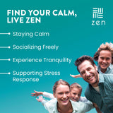 WellPath Zen cápsula en primer plano mostrando textura y fácil de tragar