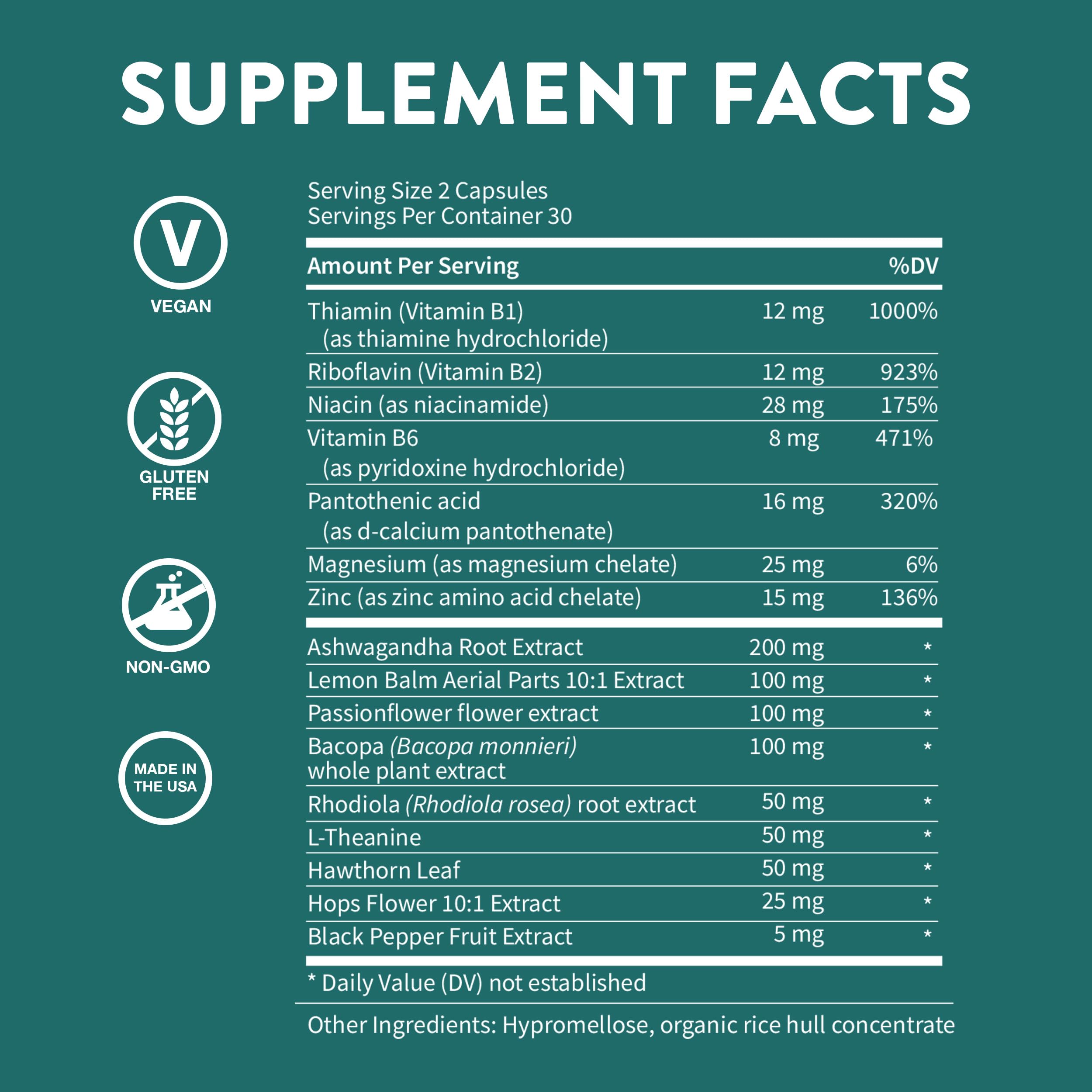 WellPath Zen detalle de la etiqueta nutricional y lista de ingredientes clara