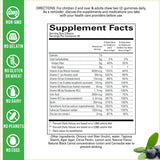 Wellvites etiqueta nutricional detallada con información de ingredientes