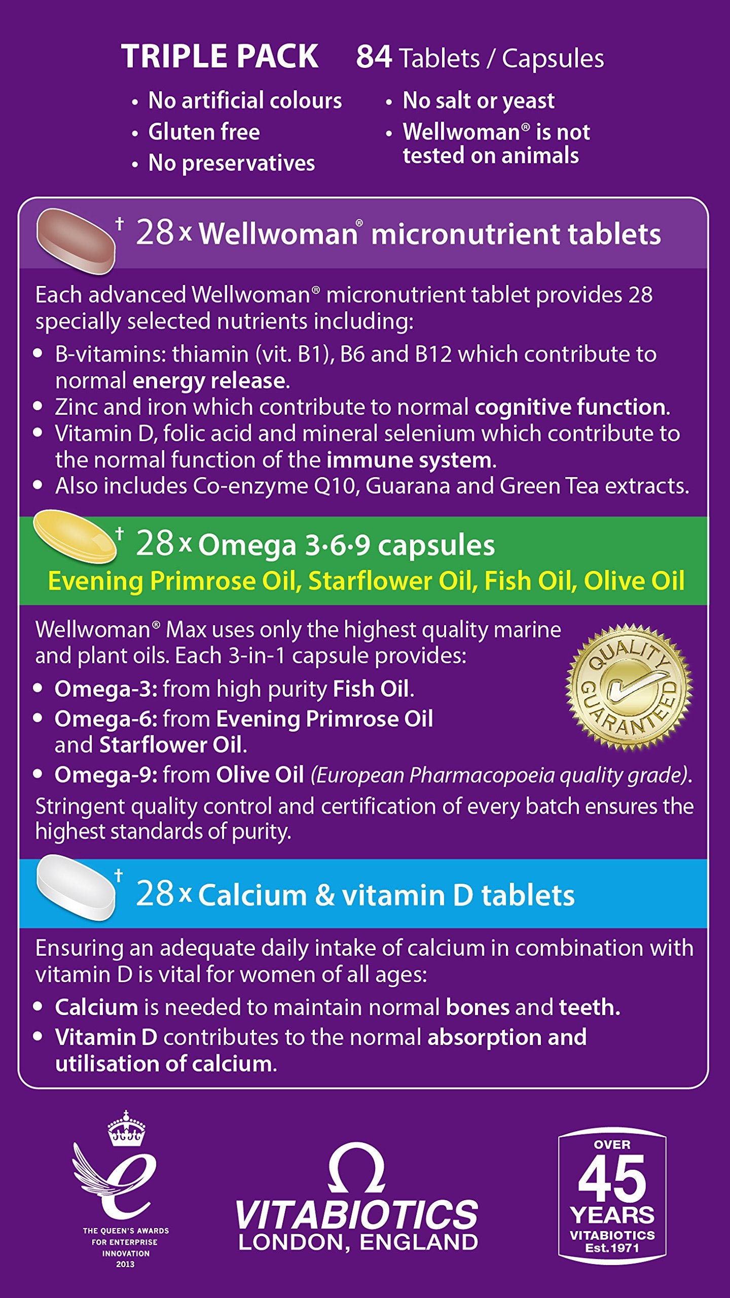 Wellwoman primer plano cápsulas omega 3-6-9 con aceites de alta pureza