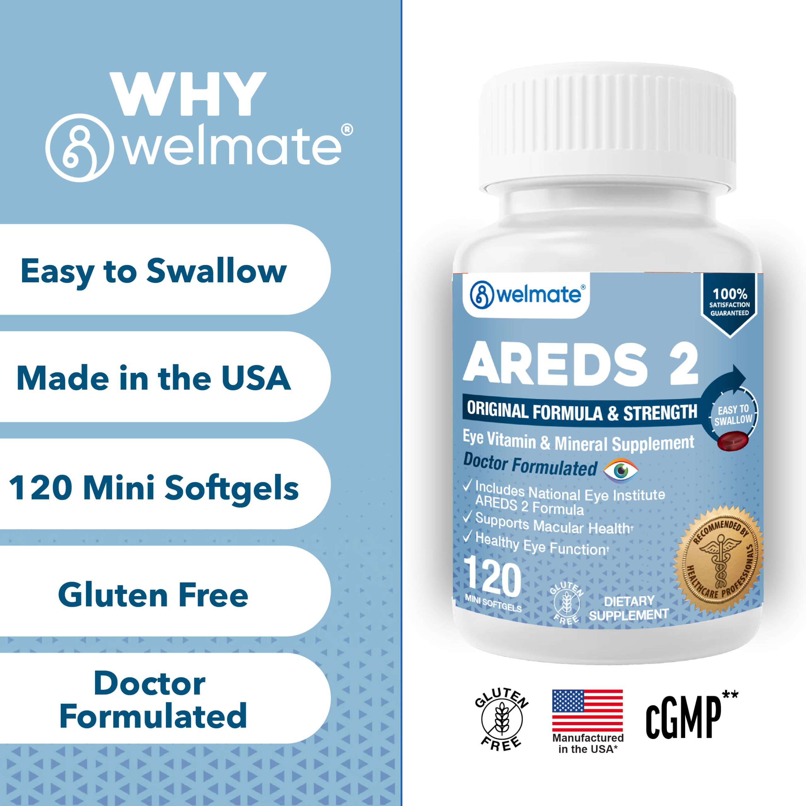 WELMATE persona leyendo con luz natural, sugiere apoyo a salud macular