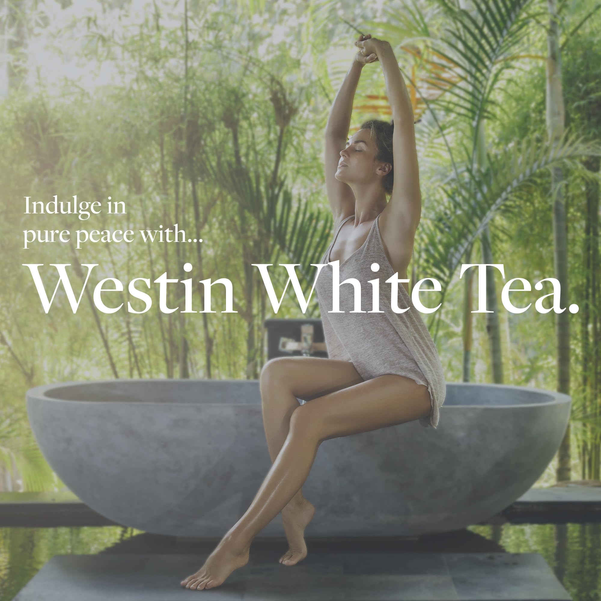 Dormitorio tranquilo perfumado por Westin White Tea para descanso equilibrado