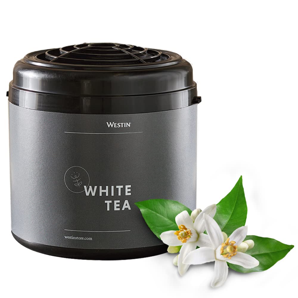 Westin paquete del cartucho White Tea mostrando diseño y beneficios
