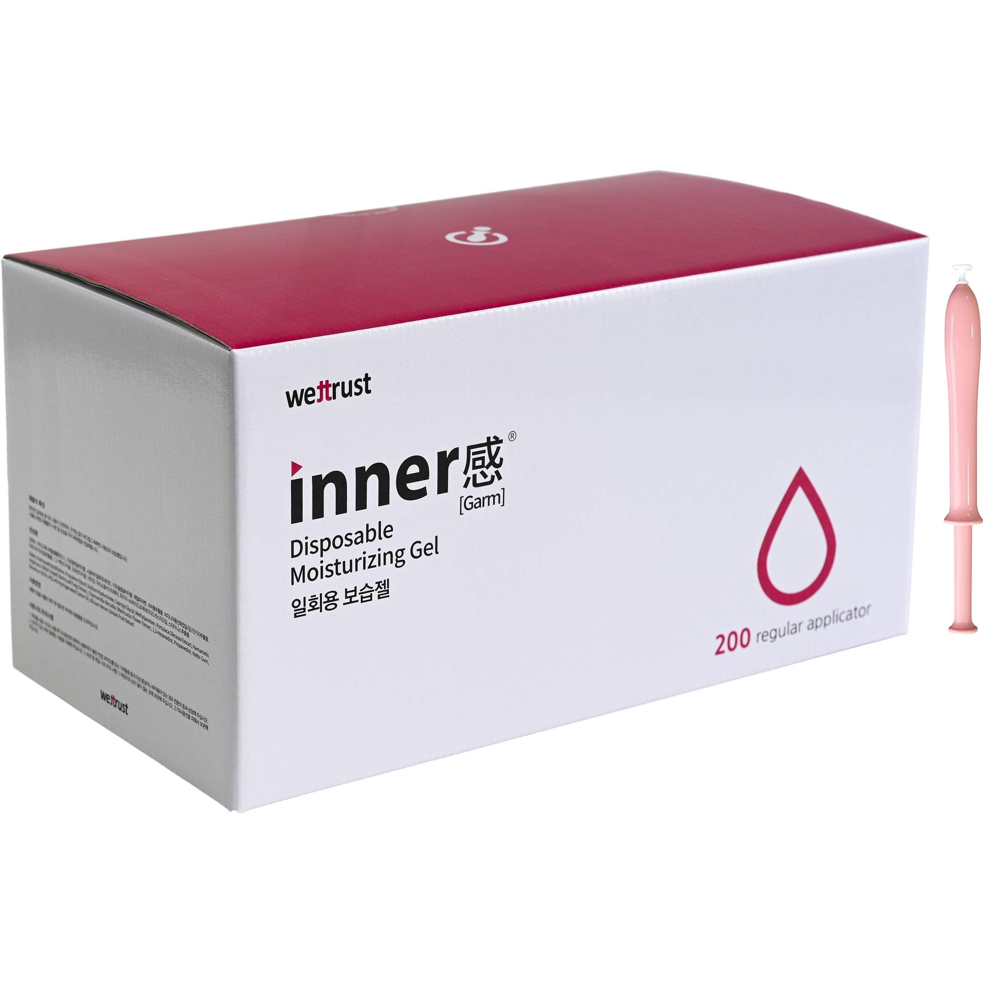 wettrust aplicador empacado frontal mostrando higiene y portabilidad