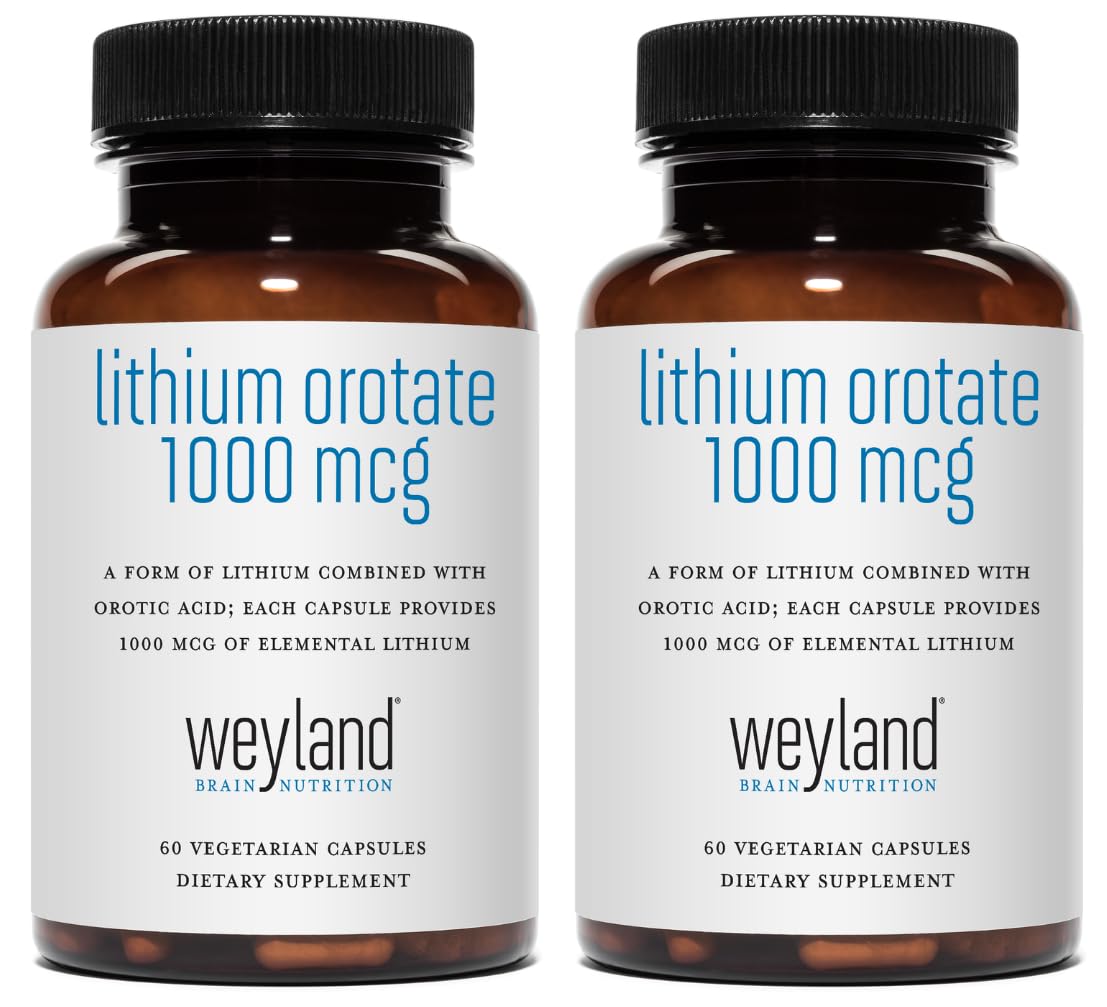 Weyland Brain Nutrition envase frontal que muestra la etiqueta y cantidad de cápsulas, claro y profesional