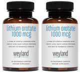 Weyland Brain Nutrition envase frontal que muestra la etiqueta y cantidad de cápsulas, claro y profesional