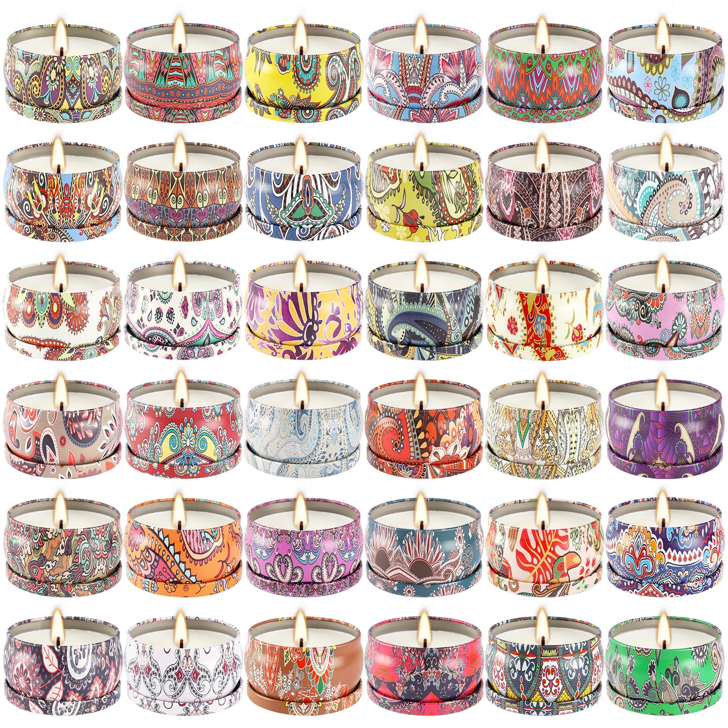 Wfmolcand empaque frontal mostrando las 36 latas y variedad de aromas