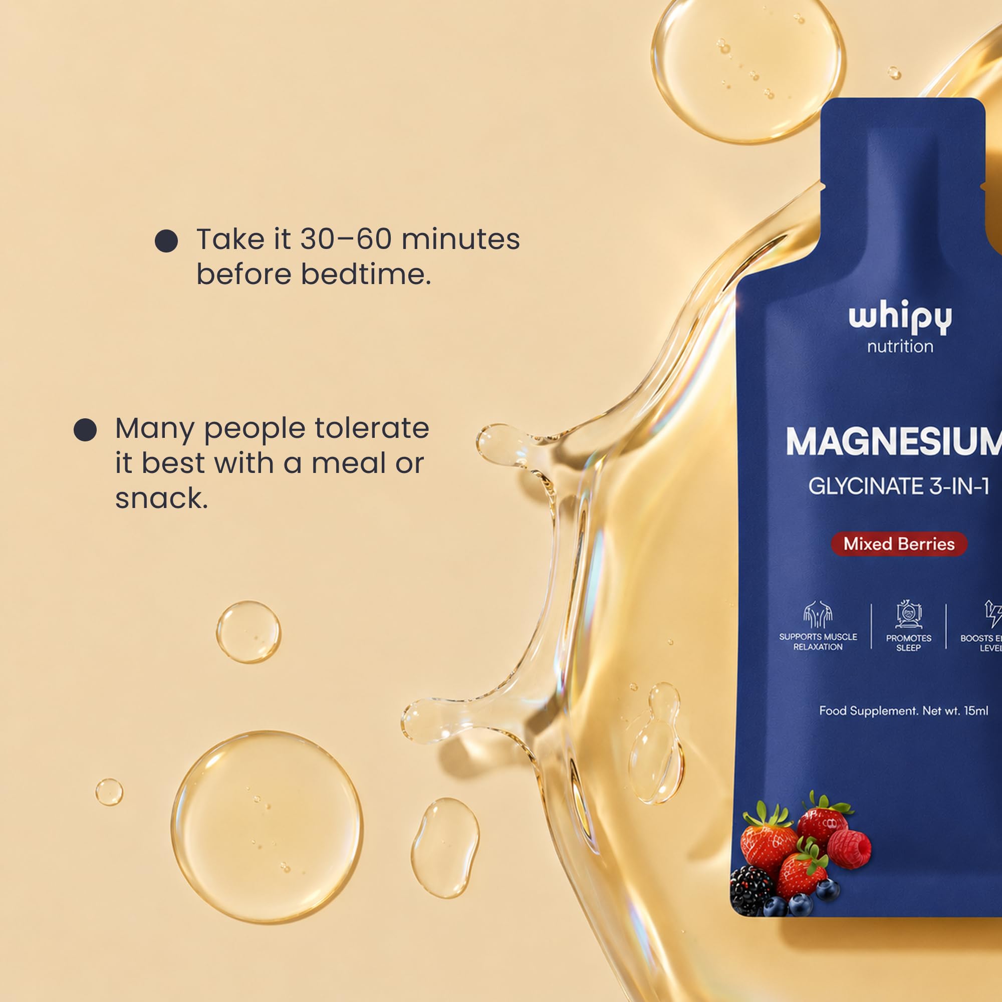 Whipy Nutrition ambientación en dormitorio transmitiendo sueño más reparador