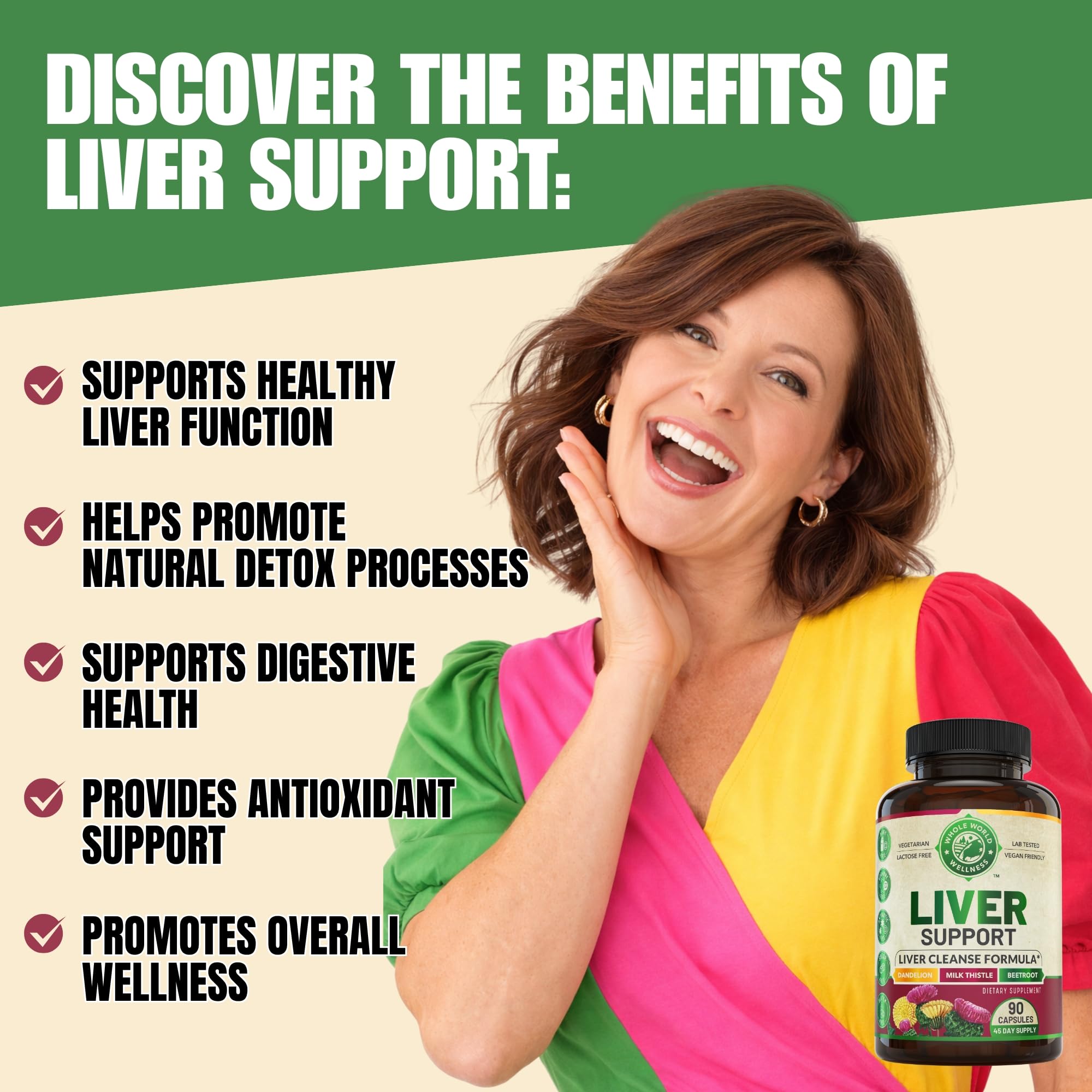 WHOLE WORLD WELLNESS primer plano de polvo de extracto que muestra pureza y textura fina