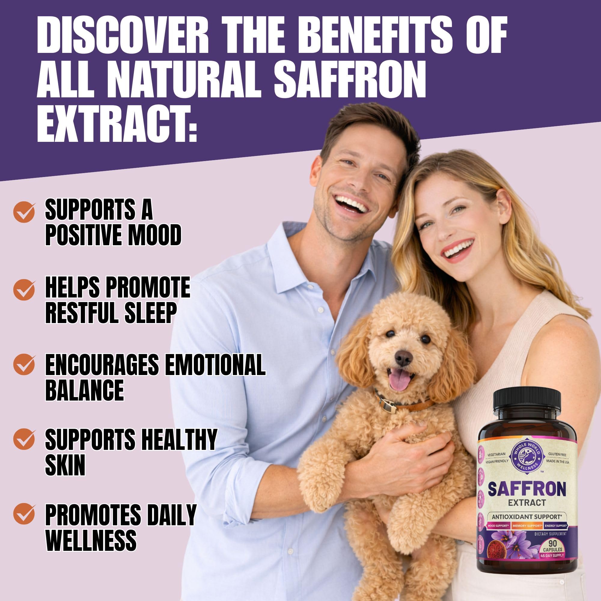 WHOLE WORLD WELLNESS textura en polvo que sugiere pureza y potencia