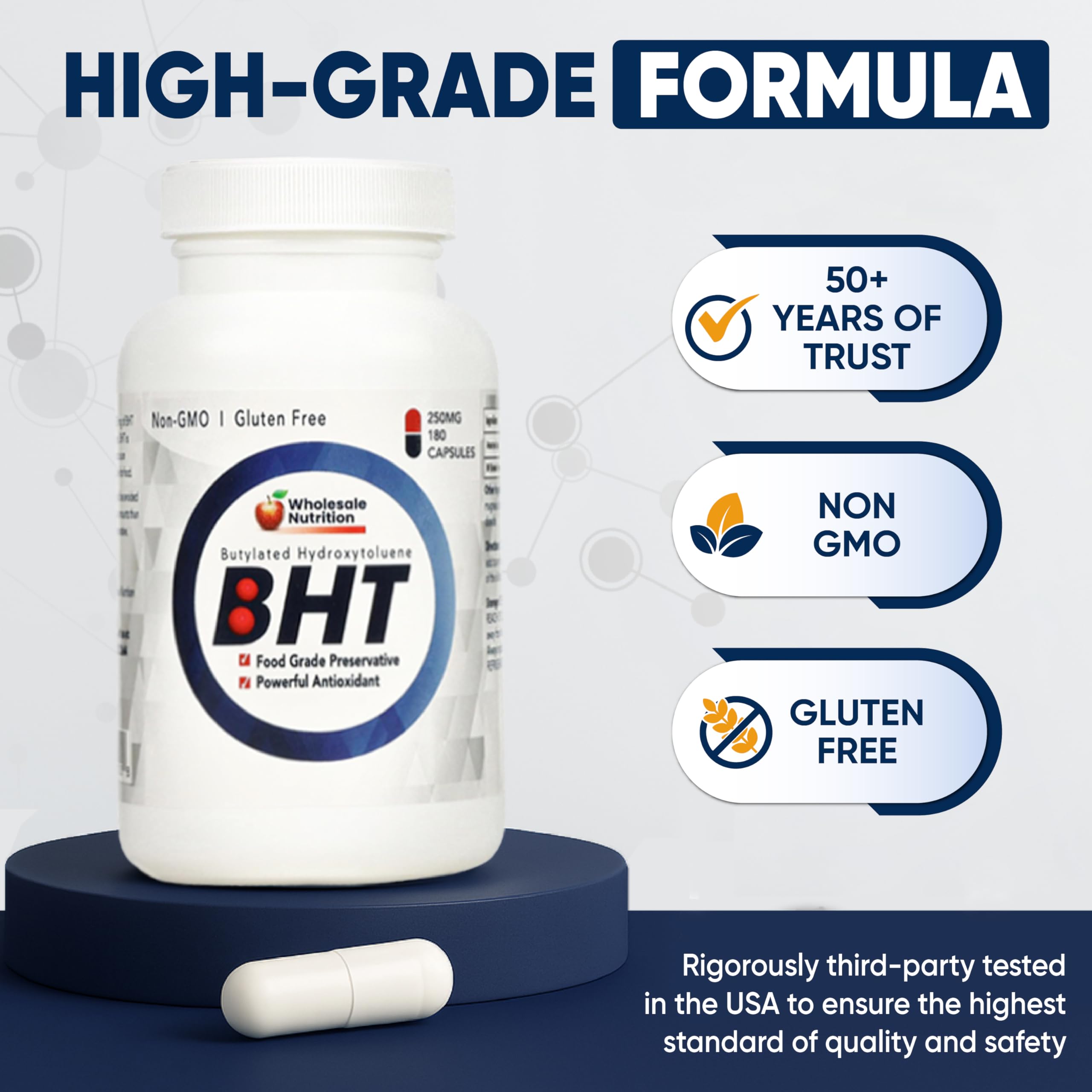 Wholesale Nutrition etiqueta nutricional y especificaciones del producto