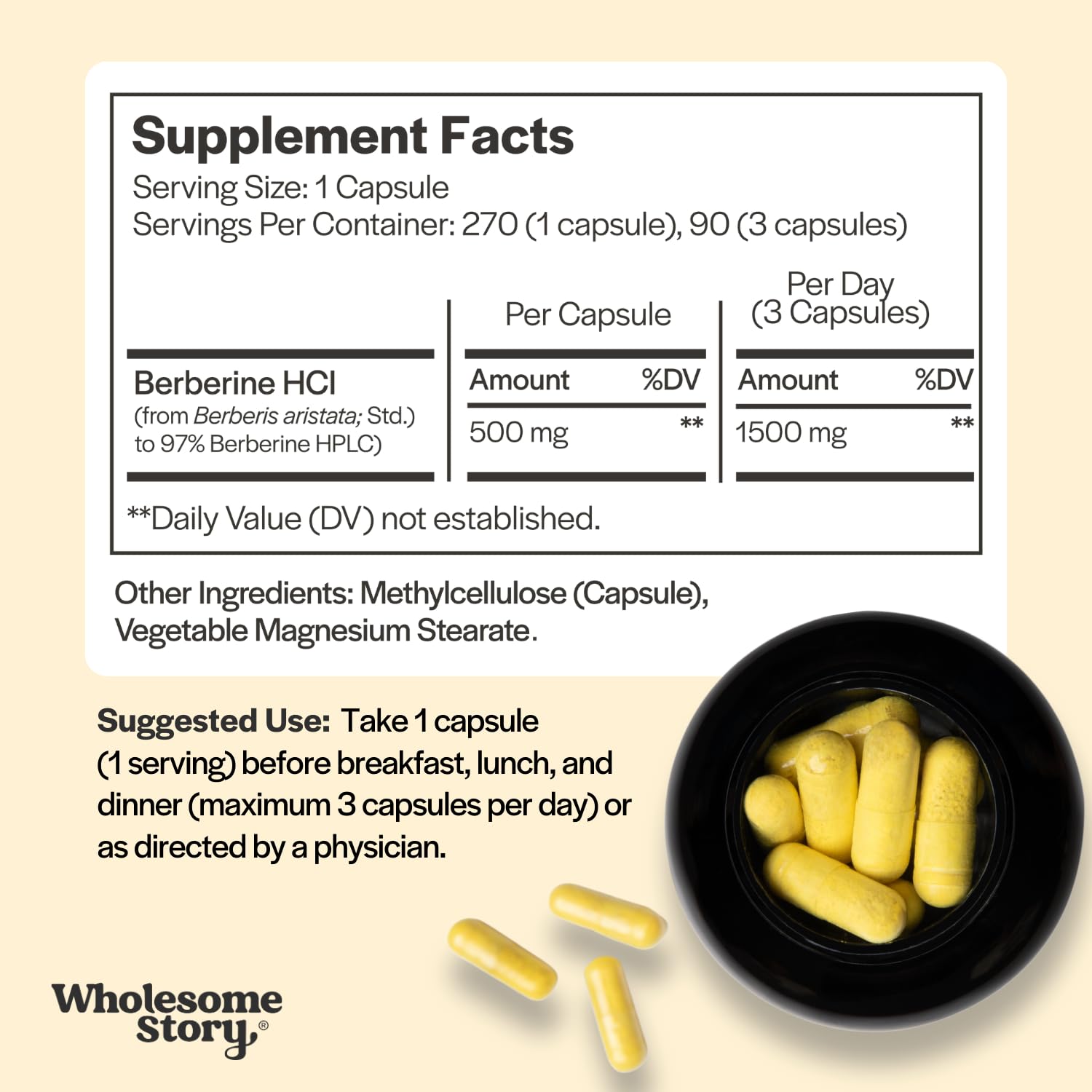 Wholesome Story etiqueta con certificado Clean Label Project visible