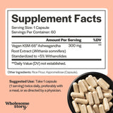 Wholesome Story etiqueta con información nutricional y transparencia de ingredientes