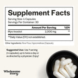 Wholesome Story etiqueta con ingredientes y certificación Clean Label