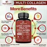 Wholesome Wellness cápsulas en mano para comparar tamaño y dosis diaria