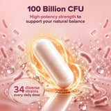 Wholesome Wellness etiqueta nutricional enfocada en cepas y CFU