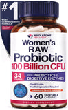 Wholesome Wellness empaque frontal mostrando fórmula femenina y beneficios