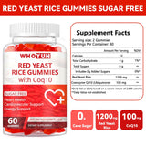 Whoyun gomitas en primer plano textura frambuesa, sabor natural