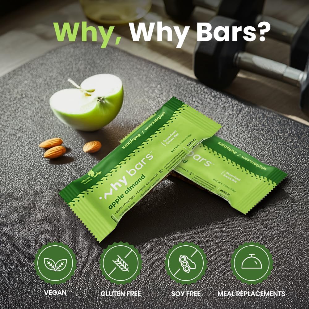 Why Bars barrita junto a regla para mostrar tamaño y porción práctica