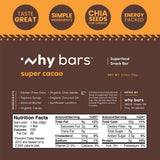 WHY BARS barra cortada para ver interior, evidencia ingredientes reales