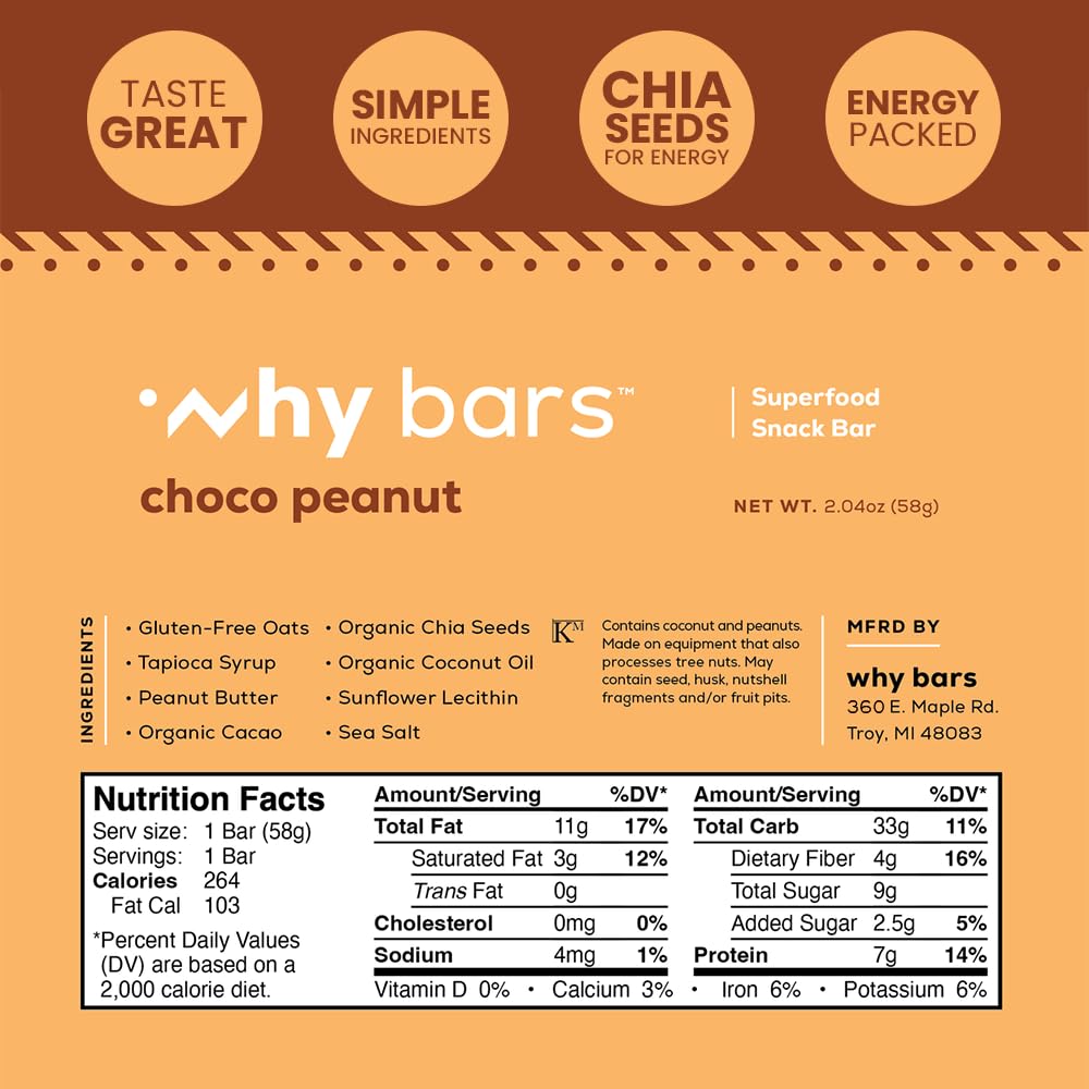 Why Bars servidas en plato con fruta para desayuno nutritivo