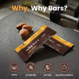 WHY BARS barra en mano, tamaño práctico y porción controlada