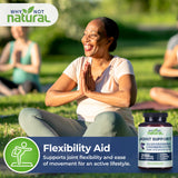 Why Not Natural escena lifestyle con corredor mostrando soporte articular activo