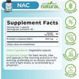 Why Not Natural etiqueta con información de 600 mg y pruebas de terceros