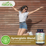 Why Not Natural etiqueta con lista de ingredientes y certificación de pureza