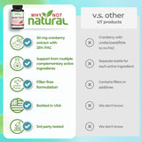 Why Not Natural etiqueta nutricional legible para verificar composición