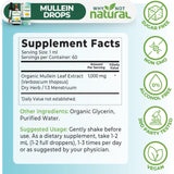 Why Not Natural etiqueta legible con ingredientes orgánicos y pruebas de laboratorio