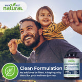 Why Not Natural primer plano de cápsula para apreciar textura y calidad