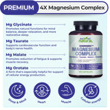 Why Not Natural etiqueta con cantidades de magnesio elemental y compuestos