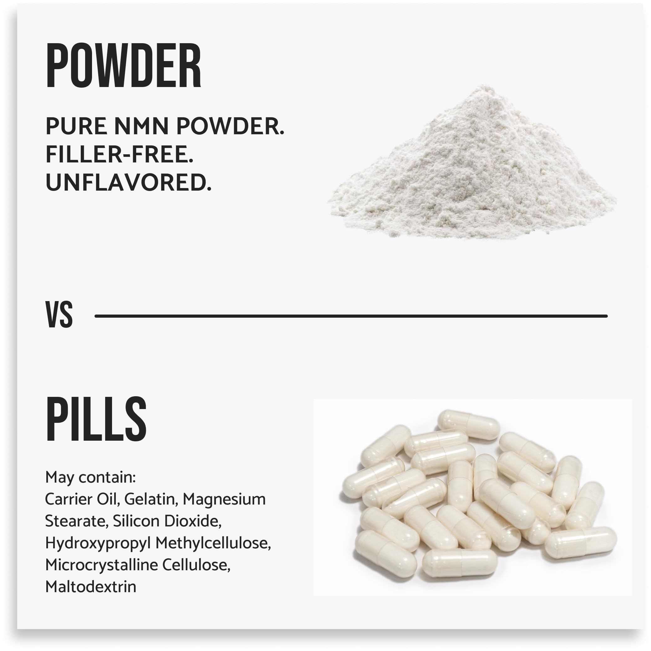 WHYZ producto junto a mano para comparar tamaño y porciones prácticas