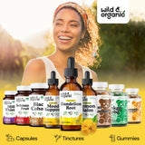 Wild & Organic medición con cucharita que muestra porción y facilidad